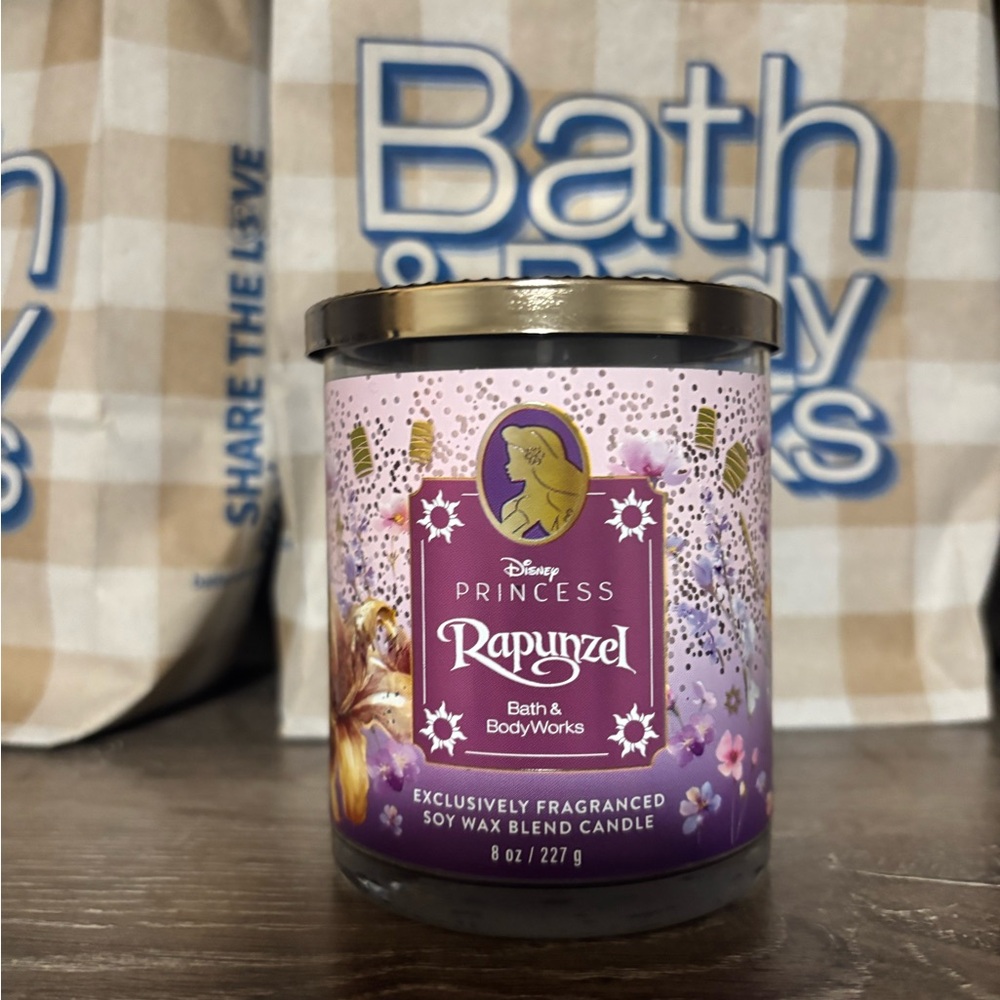 Bath & Body Works Rapunzel Purple Candle